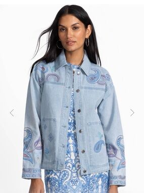 Johnny Was Nielly Trapunto Working Jacket